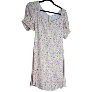 Sophie Rue Dress Women Small Pink Floral Cottagecore Prairie Romantic Coquette